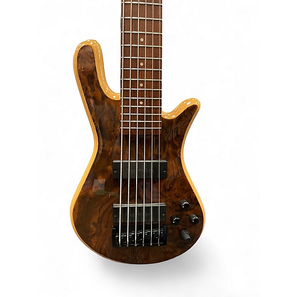 Used Spector Legend 6 Classic burl Electric Bass Guitar
