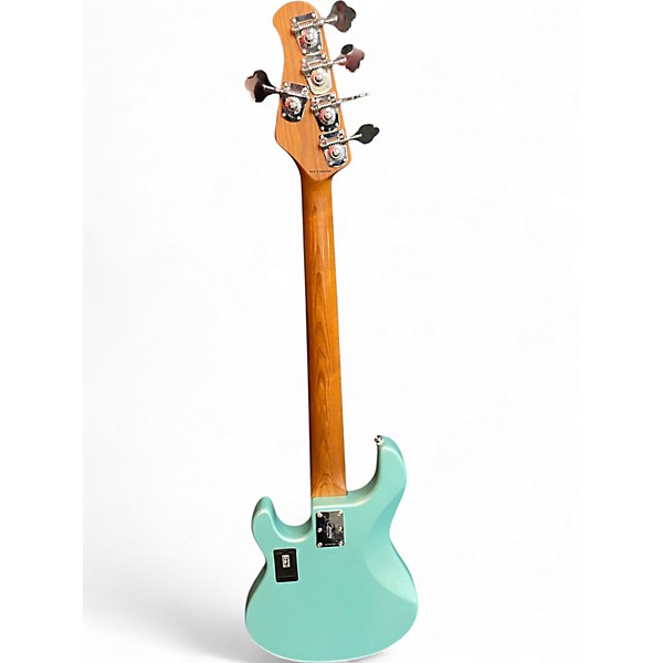 Used Sterling by Music Man Ray 35 Dorado Green Electric Bass Guitar