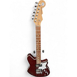 Used Reverend DESENT Maroon Solid Body Electric Guitar