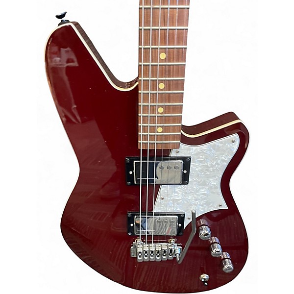 Used Reverend DESENT Maroon Solid Body Electric Guitar
