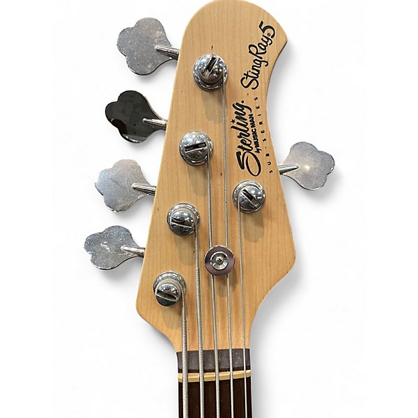 Used Sterling by Music Man Ray5 5 String Black Electric Bass Guitar