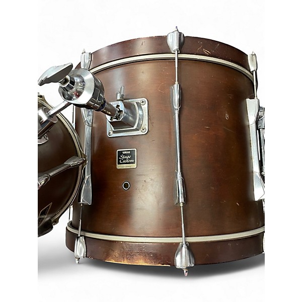 Used Yamaha 3 Piece Stage Custom Natural Drum Kit