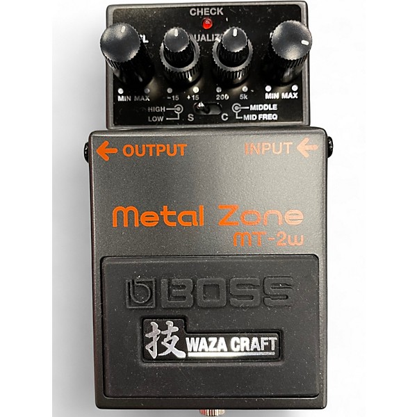 Used BOSS MT2W Metal Zone Waza Craft Effect Pedal