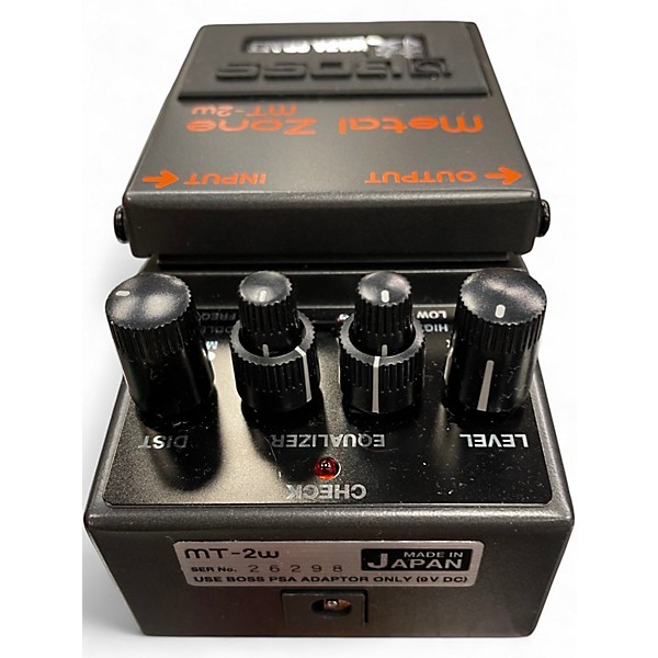 Used BOSS MT2W Metal Zone Waza Craft Effect Pedal