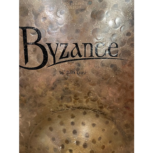 Used MEINL 16in Byzance Dark Crash Cymbal