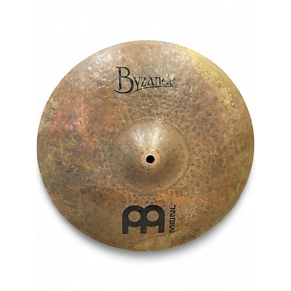 Used MEINL 14in BYZANCE DARK HI HATS BOTTOM Cymbal