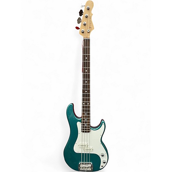 Used G&L LB100 FULLERTON STANDARD Blue Electric Bass Guitar