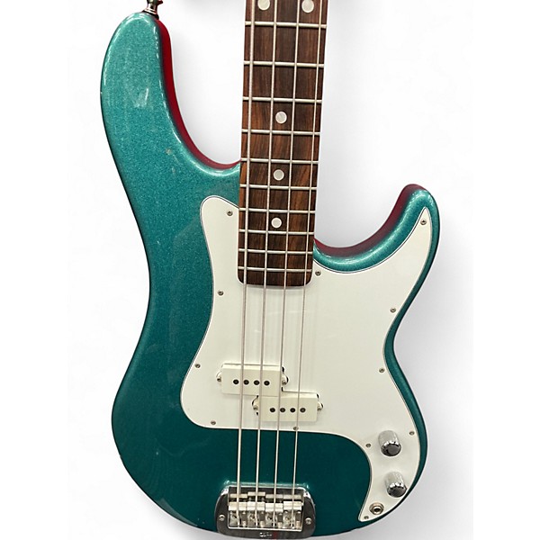 Used G&L LB100 FULLERTON STANDARD Blue Electric Bass Guitar