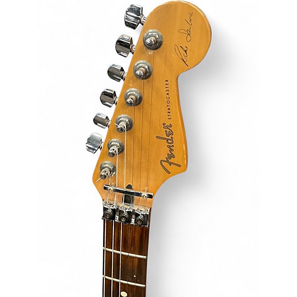 Used Fender Richie Sambora Signature Stratocaster Black Solid Body Electric Guitar