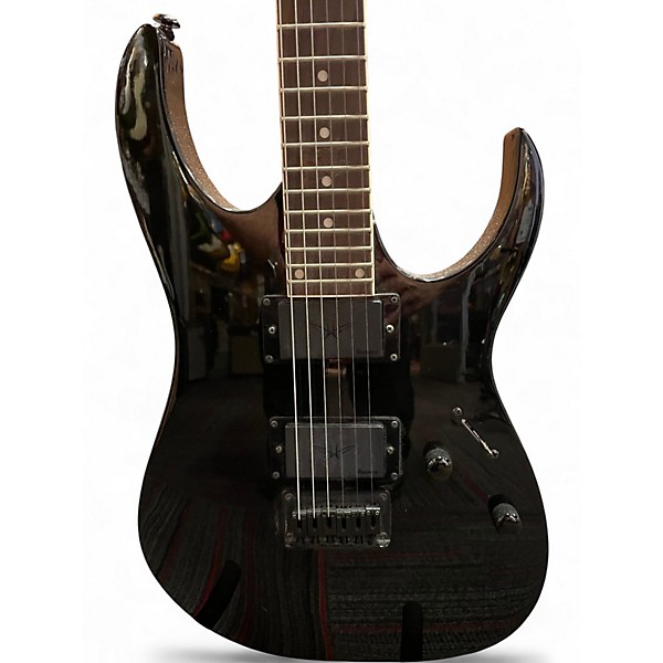 Used Ibanez N427 HH Black Solid Body Electric Guitar