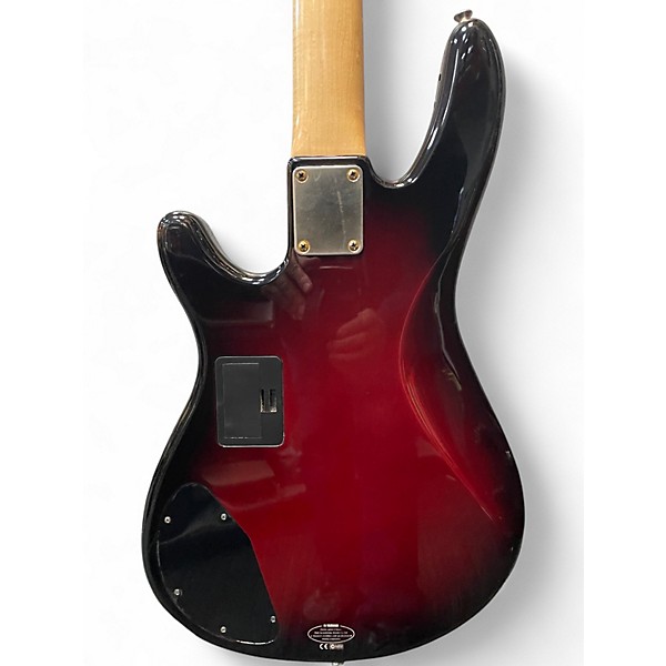 Used Yamaha BB604 Trans Crimson Red Electric Bass Guitar