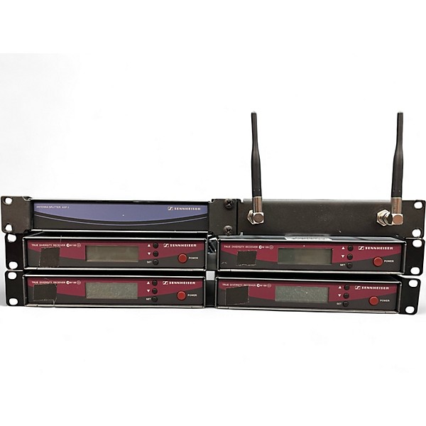 Used Sennheiser 4 EW100 G2 with ASP2 and Antenna Wireless System