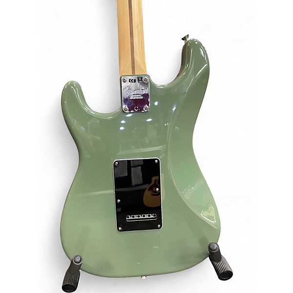 Used Fender American Professional Stratocaster SSS Antique Olive Solid Body Electric Guitar