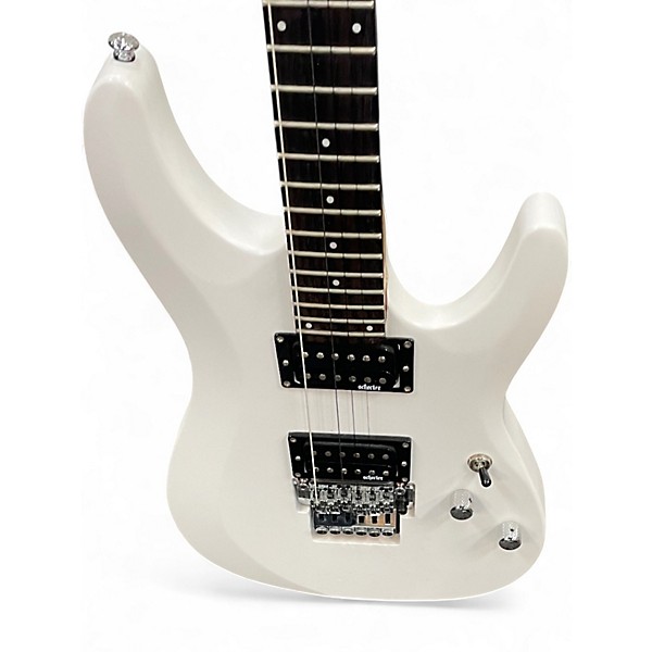 Used Schecter Guitar Research C6 FR DELUXE White Solid Body Electric Guitar