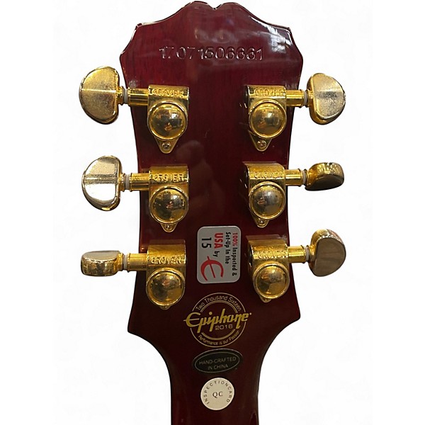 ギター Epiphone / Les Paul Custom Pro Wine Red Epiphone Les Paul Custom Pro - Wine Red - Sweetwater Exclusive