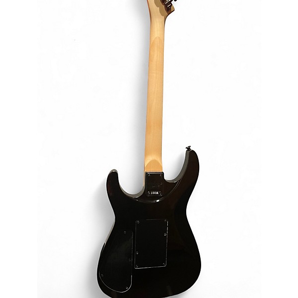 Used Jackson JS34Q Dinky TRANSPARENT GREEN BURST Solid Body Electric Guitar