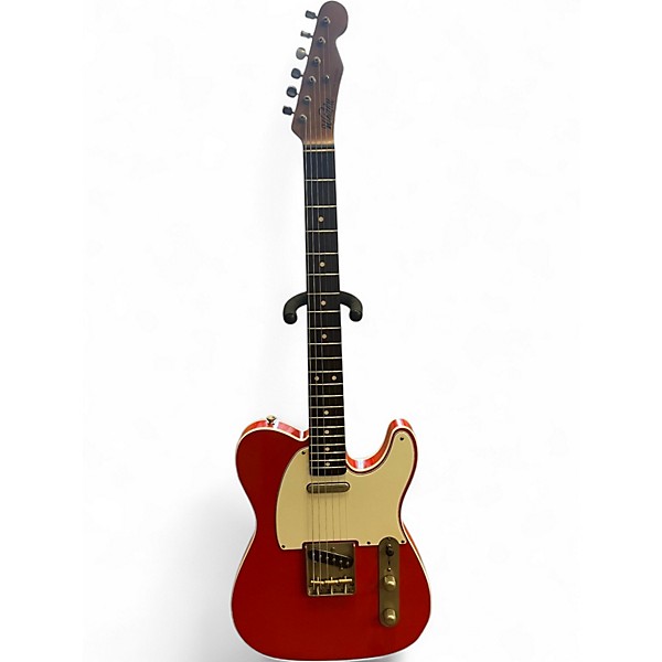Used 2025 Whitfill T Relic Double Bound Fiesta Red Solid Body Electric Guitar