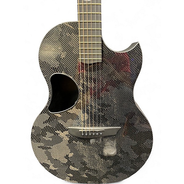 Used McPherson Carbon Series carbon fibre camo Acoustic Electric Guitar