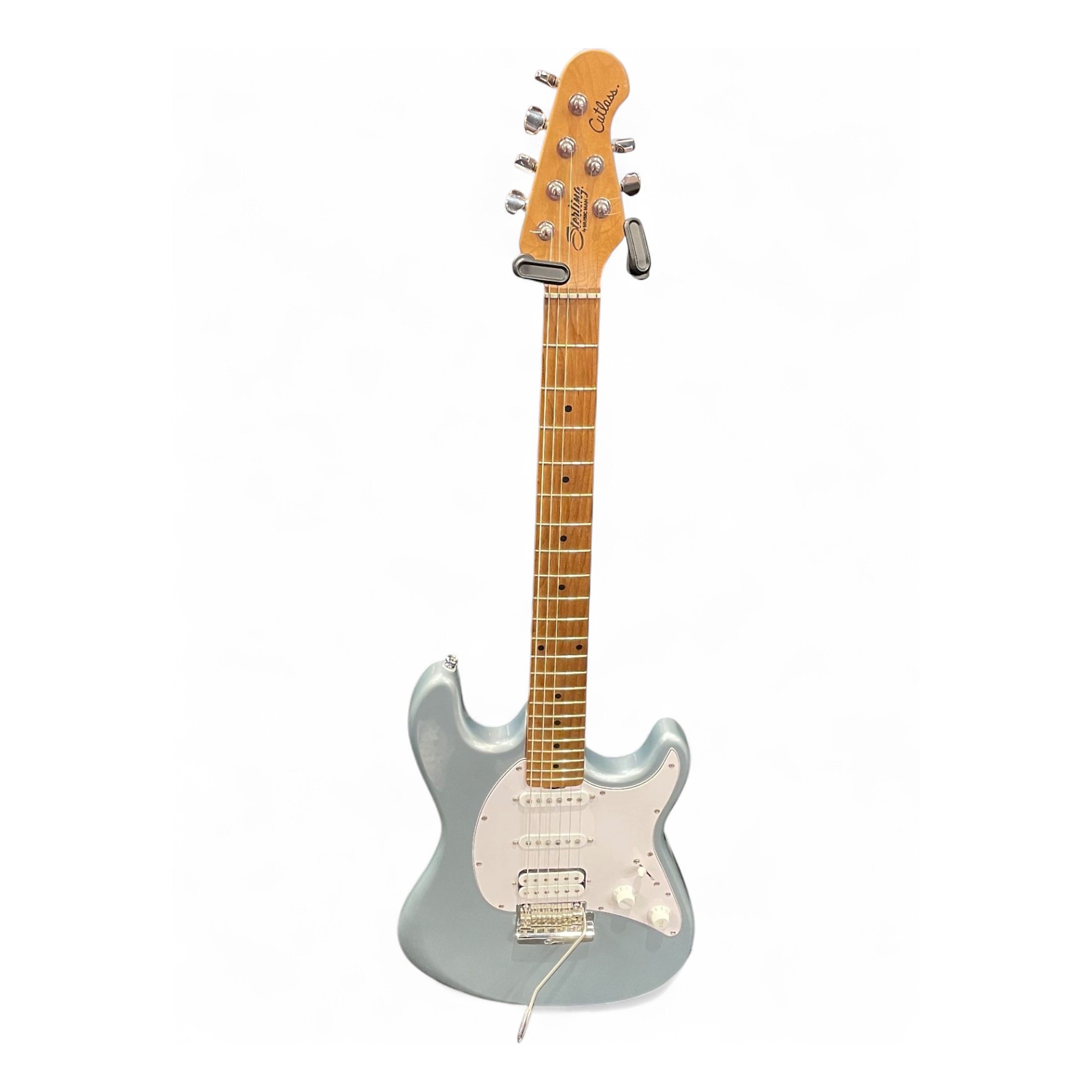 Used Sterling by Music Man Cutlass CT50 Metallic Blue Solid Body