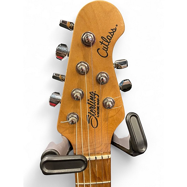 Used Sterling by Music Man Cutlass CT50 Metallic Blue Solid Body Electric Guitar