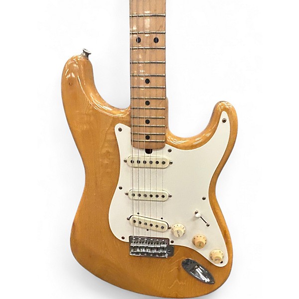 Used Aria Pro Ii ST400 Natural Solid Body Electric Guitar