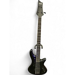 Used Schecter Guitar Research STEALTH-4 Black Electric Bass Guitar