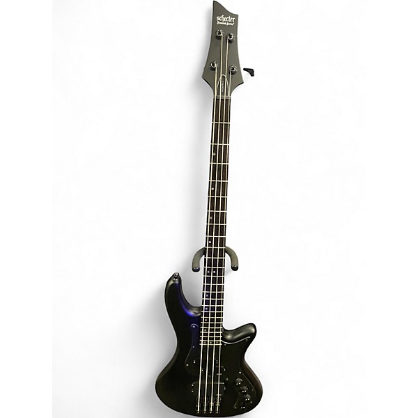 Used Schecter Guitar Research STEALTH-4 Black Electric Bass Guitar