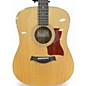 Used 2021 Taylor 210E DLX Natural Acoustic Electric Guitar