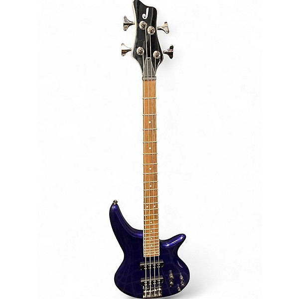 Used Jackson JS3 Concert Indigo Blue Electric Bass Guitar