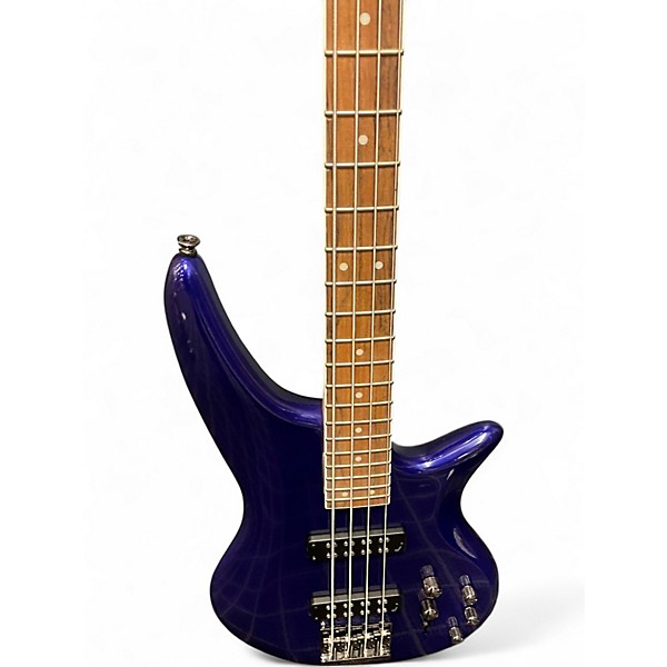 Used Jackson JS3 Concert Indigo Blue Electric Bass Guitar