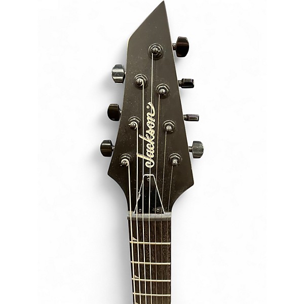 Used Jackson JS22-7 KV 7 String Satin Black Solid Body Electric Guitar