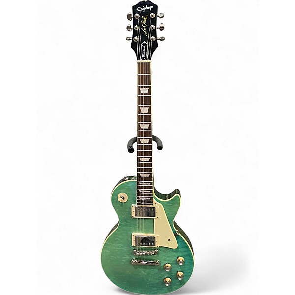 Used 2024 Epiphone Les Paul Standard 1950s Seafoam Green Solid Body Electric Guitar