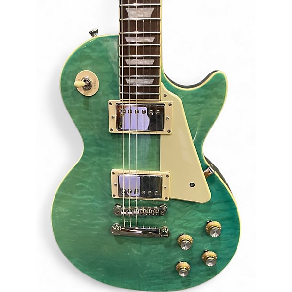 Used 2024 Epiphone Les Paul Standard 1950s Seafoam Green Solid Body Electric Guitar