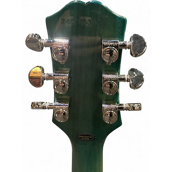 Used 2024 Epiphone Les Paul Standard 1950s Seafoam Green Solid Body Electric Guitar