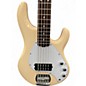 Used Sterling by Music Man Ray5 5 String Cream Electric Bass Guitar