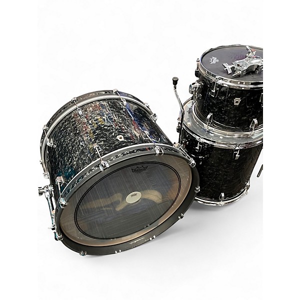 Used Ludwig 3 Piece Neusonic Ebony Pearl Drum Kit