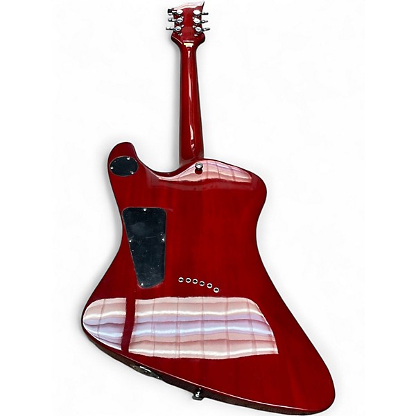 Used Diamond Hailfire  Trans Ruby Solid Body Electric Guitar
