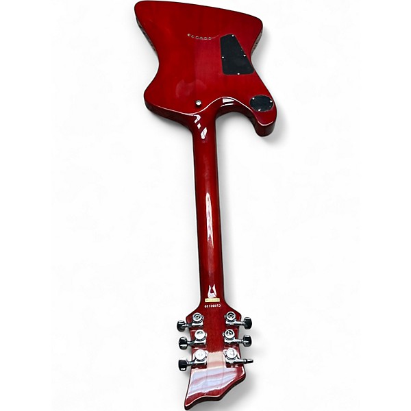 Used Diamond Hailfire  Trans Ruby Solid Body Electric Guitar