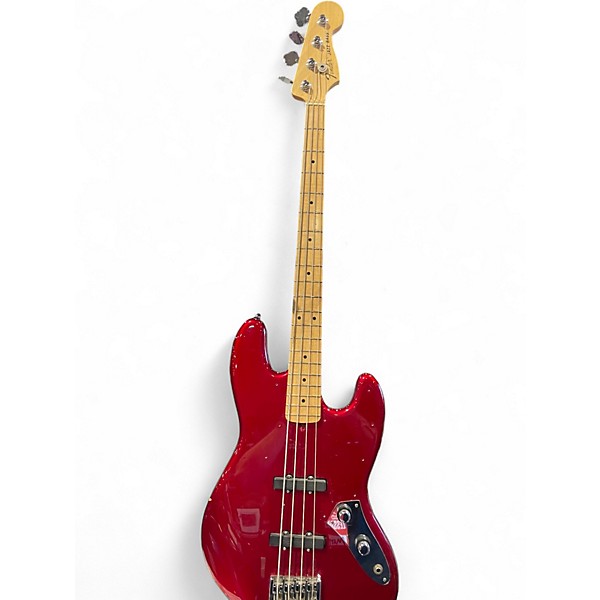 Used 2012 Fender American Special Jazz Bass Candy Apple Red Electric Bass Guitar