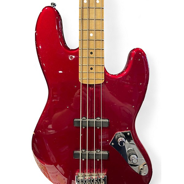 Used 2012 Fender American Special Jazz Bass Candy Apple Red Electric Bass Guitar