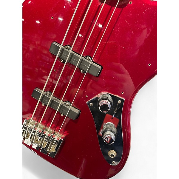 Used 2012 Fender American Special Jazz Bass Candy Apple Red Electric Bass Guitar