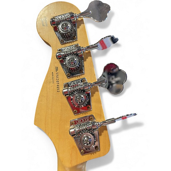 Used 2012 Fender American Special Jazz Bass Candy Apple Red Electric Bass Guitar