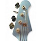 Used 2015 Lakland 44-02 Skyline Series Ice Blue Metallic Electric Bass Guitar