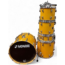 Used Sonare 5 Piece Force 3003 honey amber Drum Kit