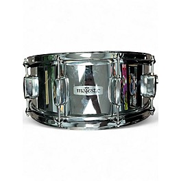 Used Majestic 14in Chrome Snare chrome Drum