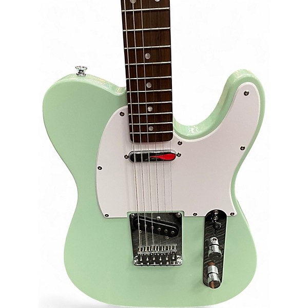 Used Squier SONIC TELECASTER Surf Green Solid Body Electric Guitar