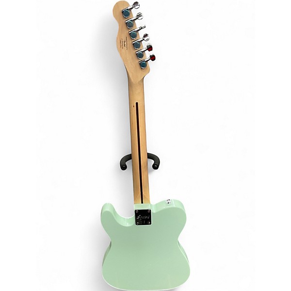 Used Squier SONIC TELECASTER Surf Green Solid Body Electric Guitar