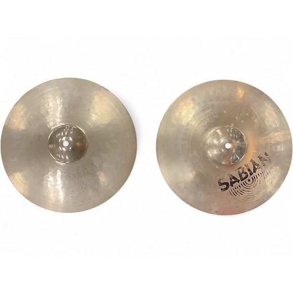 Used SABIAN 14in AAX Metal Hi Hat Pair Cymbal