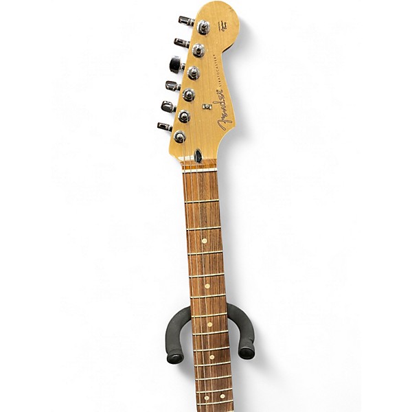 Used Fender Player Stratocaster Black Solid Body Electric Guitar