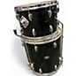 Used Slingerland 3 Piece Rock Outfit Black Drum Kit